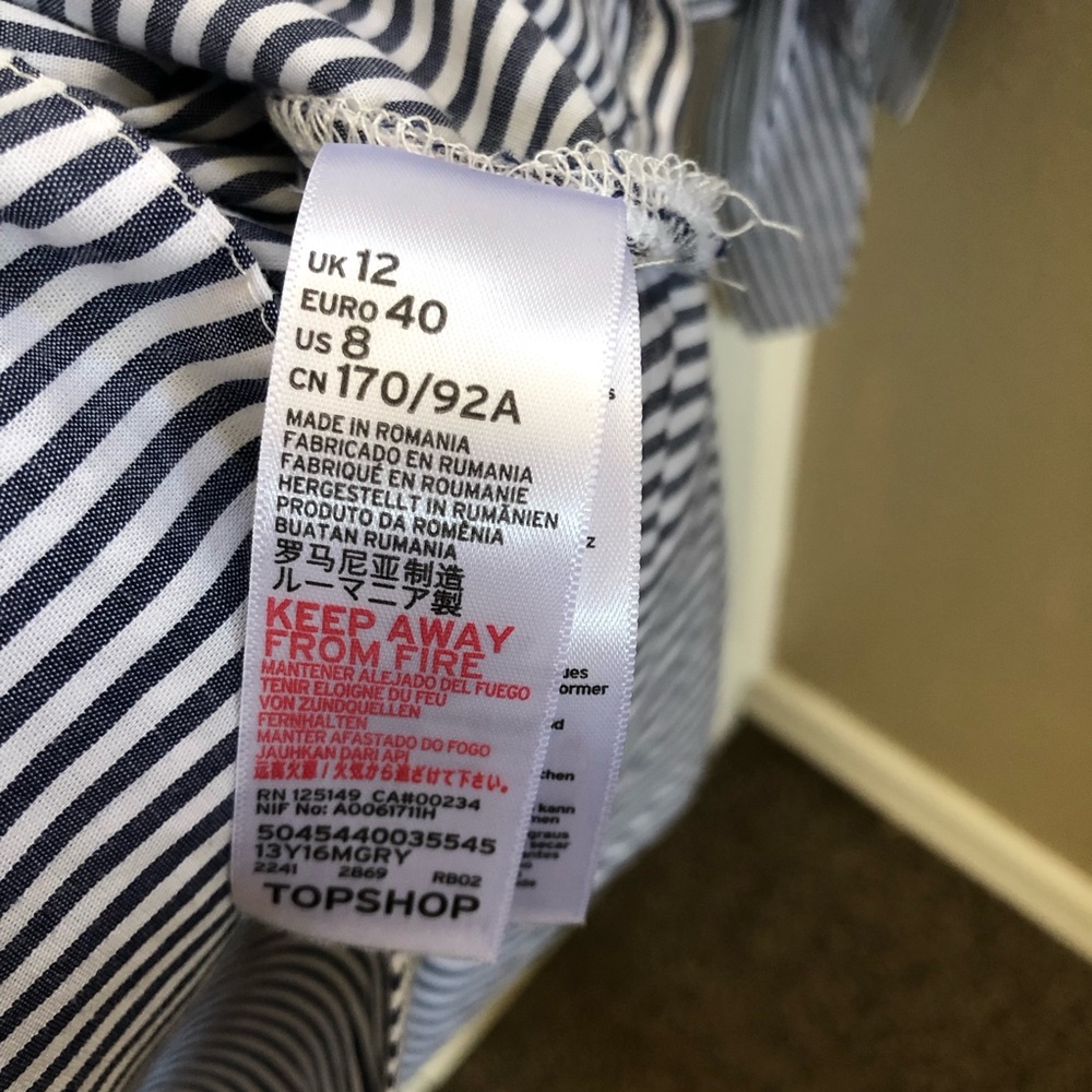 Topshop off shoulder blouse - Picture 5 of 6